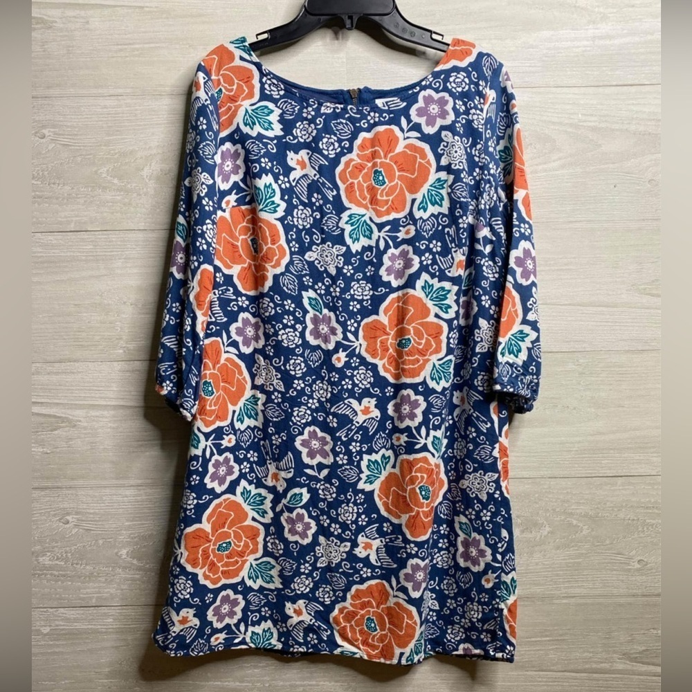 Old Navy Floral Print Dress Size Medium Petite